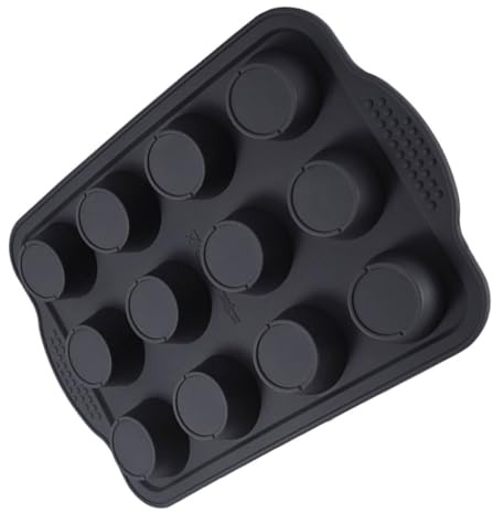 FONDOTIN Stampo Per Muffin in Silicone Teglia Per Muffin Riutilizzabile Da Tazze Teglia Per Dolci Per Cucinare Toast Torte Biscotti