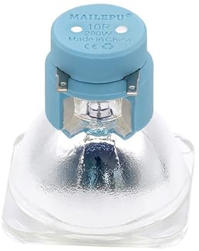 Lámpara 9R 260W, Haz de luz con Cabezal móvil, Foco halógeno de Metal Platino for Escenario(Light Green)