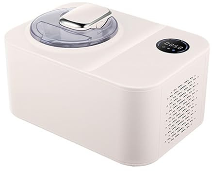 Generico Gelatiera Automatica con compressore, Macchina per Gelato Soft da 1,2 Litri con Display LCD e Timer, Macchina elettrica per sorbetti