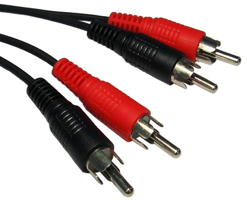 kenable Chinch Cinch 2x Stecker Zum Stecker Stereo Audio Kabel Anschlusskabel 25 cm Kurzes