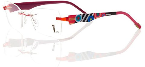Switch it! 2251 Brillengestell - CONTACT_LENSES - EYEGLASS_FRAME - Brille - rot-orange-schwarz-pink
