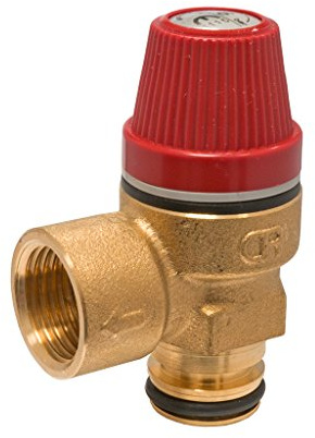 Altecnic Caleffi 6 Bar Pressure Relief Push Fit O-Ring Type - 312007CST