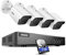ANNKE 5MP Überwachungskamera Set mit Person- und Fahrzeugerkennung, 3K Lite 8 Kanal DVR Recorder mit 1TB Festplatte, 4 x 5MP Analoge Aussen Überwachungskameras, E-Mail-Alarm mit Bildern, IP67
