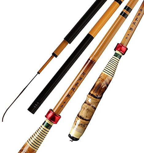YADLCR Canna da Pesca in bambù Imitazione Canna da Carpa Canna da Pesca 2.7-6.3m Canna da Pesca Leggera Canna da Pesca Dura Attrezzatura da Pesca (Size : 6.3m)