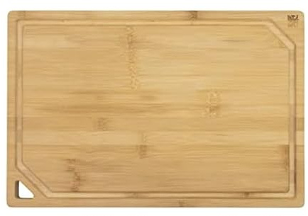 Sabatier 5281130 Doppelseitig Brotschneidebrett, Bambus