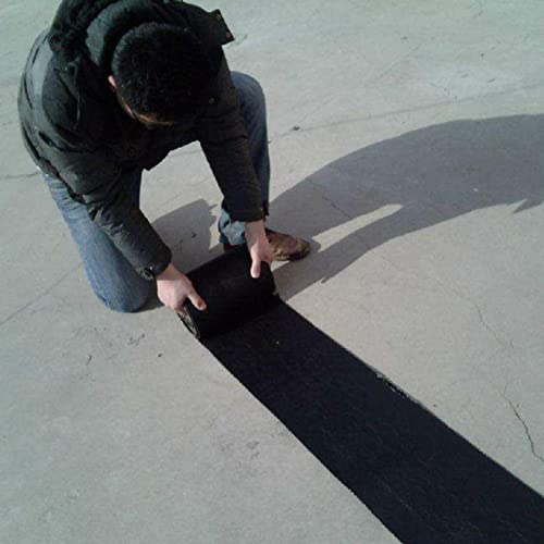Asphalt Reparaturband Fugen Reparatur Auffahrt Riss Asphalt Reparatur Pflaster Selbstklebend, Beton-Rissfüllband Für Parkplätze, Landschaftswege, Unterbauarbeiten, Bürgersteige, Schwarz ( Color : W 4c