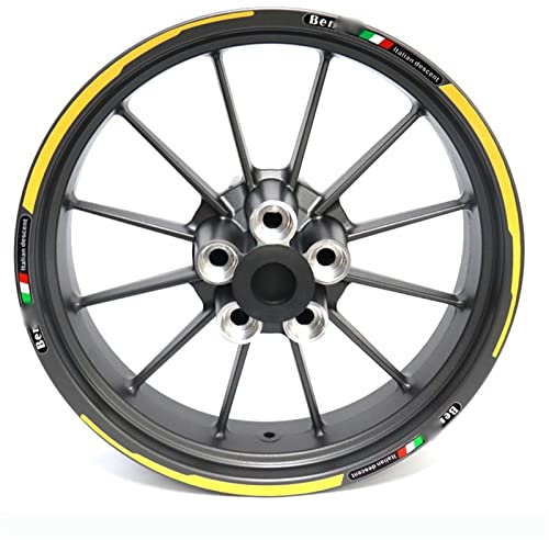 Felgenband Motorrad 17 Zoll Radnabe Aufkleber Felge Reflektierender Aufkleber Für Benelli 502c 752s Leoncino 500 250 LeoncinoX TRK 521(Color:1)