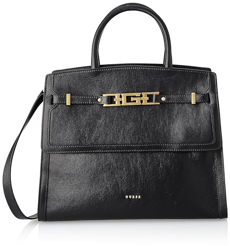 GUESS HWCRTIL3376 CRISTINA MEDIUM SATCHEL Women BLA Size One Size
