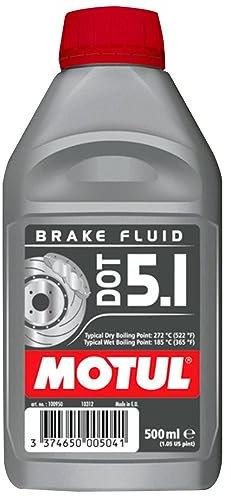 Motul DOT 5.1 Brake Fluid Long Life Fully Synthetic, car or motorcycle, 500 ml
