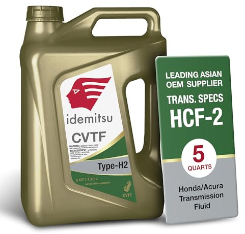 Idemitsu CVT Transmission Fluid HCF-2, Type H2 Transmission Oil for Honda Continuously Variable Transmissions (5 Quart) | Engineered for Advanced Performance and Protection