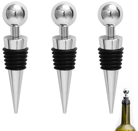 3Pcs Wine Champagne Beer Saver Sealer Bottle Saver Sealer Plastic Wine Corks Durable Wine Bottle Stoppers for Wine Champagne Beer Collection