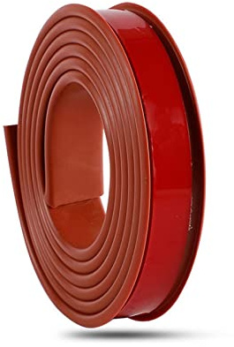 Protector autoadhesivo flexible de 8 m para armario, madera contrachapada y mesa, color marrón, 28 mm