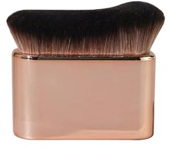 FUZVOL Tanning brush,Self Tan Brush,Blending Buffing Stippling Foundation Brush,Liquid Powder Cream Concealer Cosmetics brush for Body Make up(Rose Gold)