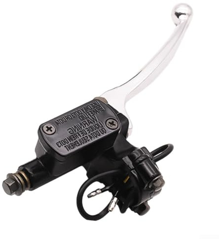 VRTYVEYBB Levier de frein hydraulique pour vélo électrique, moto, scooter, poignée latérale droite pour VTT et Go Kart (10 mm droite)