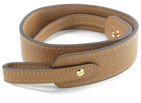 banbeln Damen Taschengurt Picotin 18 22 Lock Bag Strap Crossbody Länge 67cm Breite Lederriemen, Gold-Button