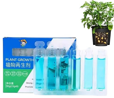 Fertilizante para Plantas de Interior,15 g x 6 Unidades Alimento para Flores - Suplemento para Raíces, Solución Nutritiva para Rosas de Jardín Exterior Interior