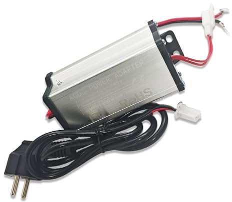 Adattatore di alimentazione CA 110-245 V a DC 12 V, trasformatore di corrente, convertitore di tensione, corrente 16 A (200 W), per riscaldamento diesel, per roulotte, camper, garage o interni