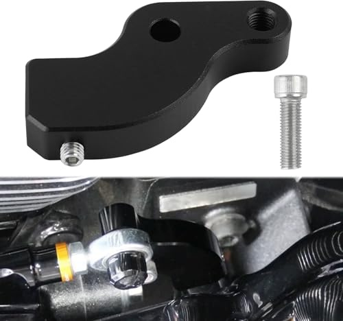Motorcycle Shift Neutral Gear Assist Bracket for Harley Touring Road Glide Street Glide Road King 2018-Up, for Softail Breakout 2018-Up, Aluminum Alloy Neutral Shift Auxiliary Bracket Mount (Black)