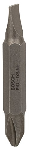 Bosch Accessories 2607001738 Embout de tournevis double s 1,0x5,5; ph2; 45 mm, Gris