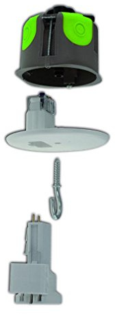 kit point lumineux cloison sèche diamètre 67 mm bizline r box + douille dcl e27