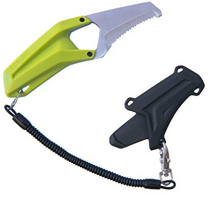 EDELRID Messer Rescue Canyoning Knife-Cuchillo, Unisex-Adultos, Verde neón, Talla única