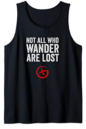 Geocaching Shirt Gift Not All Who Wander Are Lost Geocache Tank Top