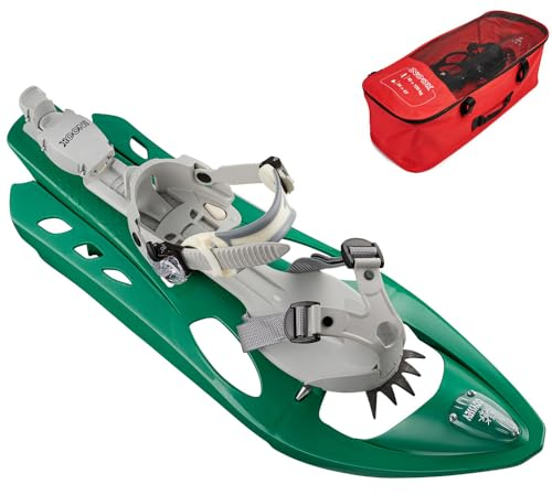 Inook Odyssey Schneeschuhe I Schneeschuhe mit Steighilfe I EU 36-47 I Schneeschuh Set mit praktischer Schneeschuhe Tragetasche I Individuell größenverstellbar und vielen patentierten Funktionen