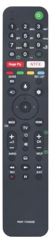 Sprach Fernbedienung Fit for Sony 4K HD OLED TV RMF-TX500E RMFTX500E | KD-55AG9 KD-65AG9 KD-98ZG9 KD-77AG9 KE-65XH9096 KD-85ZG9