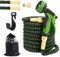 Uten Gartenschlauch 30m Flexibel 3/4 Zoll, dehnbar Wasserschlauch mit 10 Funktionen Sprühknopf Bewässerungsschlauch für Haustier-, Garten-, Autowasch