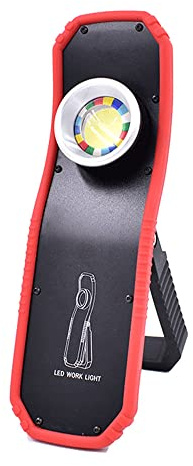 N//B Luz de Trabajo Recargable por USB, Lámpara de Inspección LED COB, Lámpara Magnética con Gancho para el Hogar, Taller, Garaje, Mecánico de Automóviles