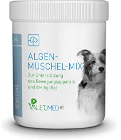 Valetumed Algen-Muschel-Mix, 150g, Zusatzfutter für Hunde zur Unterstützung der Gelenke und zum Erhalt der Agilität