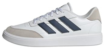 adidas Herren Courtblock Shoes Schuhe, Cloud White/Preloved Ink/Legend Ink, 44 2/3 EU