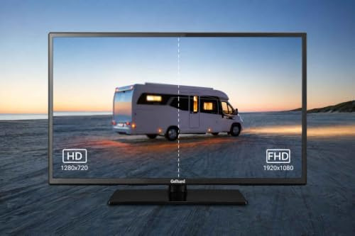 Gelhard GTV2256 LED Smart TV WebOS mit DVD und Bluetooth DVB-S2/C/T2 für 12V u. 230Volt WLAN Full HD