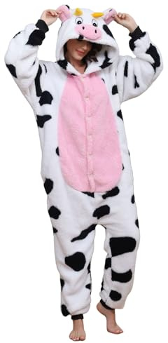 Combinaison de panda surdimensionnée et douillette, avec capuche et fermeture éclair, unisexe, costume d'animal, vêtements de nuit pour l'hiver, Rose, L