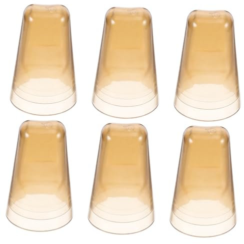 CONGARTENO 6pcs Professional Grade Wine Pourer Dust Caps for Wine Bottles Sealing Caps for Liquor Brandy and Whiskey