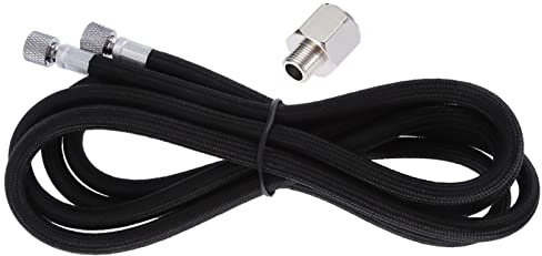 ACOGEDO Manguera de Aerógrafo Trenzada con Material EVA de 1.8 M Longitud, Acoplamiento Adaptador 1/8 -/4 Acoplamiento, Conecta a Aerógrafo Al Compresor
