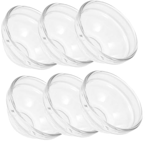 Gatuida 6 pezzi Ciotole Vetro Trasparente da Dessert per Budini e Dolci Pratiche e Leggere per Cucina e Infrangibili Alta