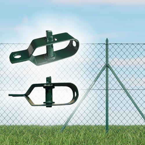 Italfence - Tendifili in acciaio plastificato per recinzione, robusti e anti-ruggine [25 pezzi]