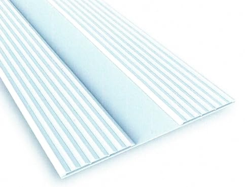 Flachprofilband Auflagegummi für Alu Profile zu Stegplatten 10 bis 16 mm - Meterware - mit Klebestreifen (5 mtr.)
