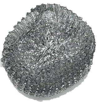 Heavy Duty Stainless Steel Scouring Pads, Large Metal Scrubbers for Kitchen Cleaning, 24 Pack Rust-Resistant Pot and Pan Scourers