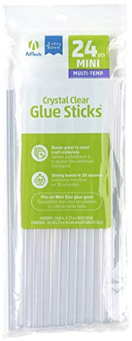 AdTech 8 Mini Hot Glue Stick-24pk, Part# W220-3824