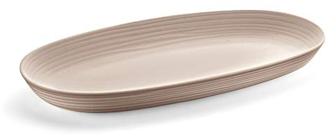 Guzzini Tierra Vassoio da Portata, Pio&Tito Toso, 41 x 22.9 x H 4.2 cm, 5000 cc, Marrone