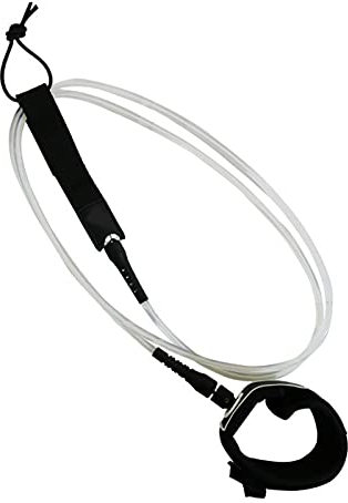 RH-HPC Surf Leine TPU Surfbrettleine 8ft zum Surfen Surf Leine Surfen Zubehör SUP Leash. (Color : White)