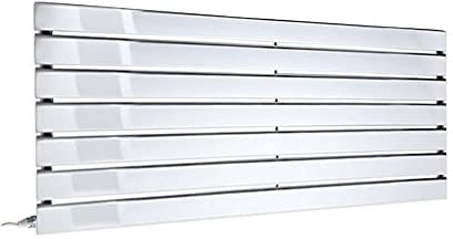 King Chrome Electric Horizontal Radiator 516mm (h) x 1250mm (w) - 500w Single Heat Element (Pre-Filled)