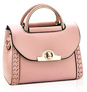 NICOLE & DORIS Sac à Main Élégant pour Femme - Petit Bandoulière Léger D'épaule - Besace Messenger Crossbody pour Ville, Voyage, Shopping - Rose