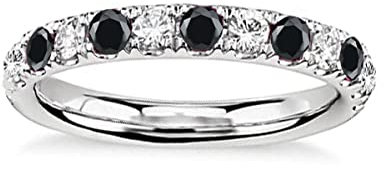 Runde facettierte Cz-Ringe mit schwarzem Onyx aus Stein - 925er massiver Silberring mit schwarzen schwarzen Onyx-Cz-Edelsteinen - Schmuckgeschenk für den neuen Tag