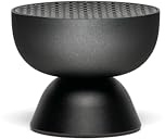 Lexon Mini Enceinte Bluetooth Portable TAMO, Appairable en réseau, à Commande Tactile, Micro et Haut-Parleur intégré, Rechargeable sans Fil pour PC et Smartphone - Noir