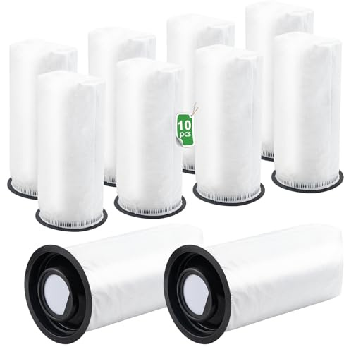 10-PACK Pods Hoover Bags Compatible with Henry Quick Stick Vacuum Cleaner/Hen100/HET 100 & Numatic NQ100,Microfiber Multilayer Filter