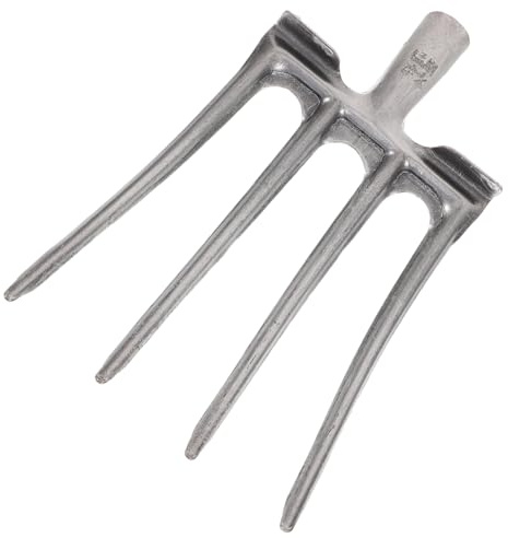 Hemobllo Fourche de Jardinage Acier Manganèse Outil Pratique pour Désherber pour Fleurs Potagers