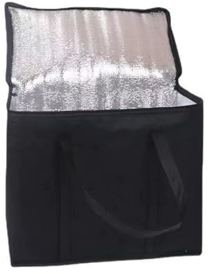 Solvayne Insulated Food Bag, Large Cooler Bag for Travel, Work, Picnic, Grocery – Thermal Cooling Lunch Tote with Zipper Closure, Reusable Hot & Cold Food Carrier, Lightweight and Leakproof Design